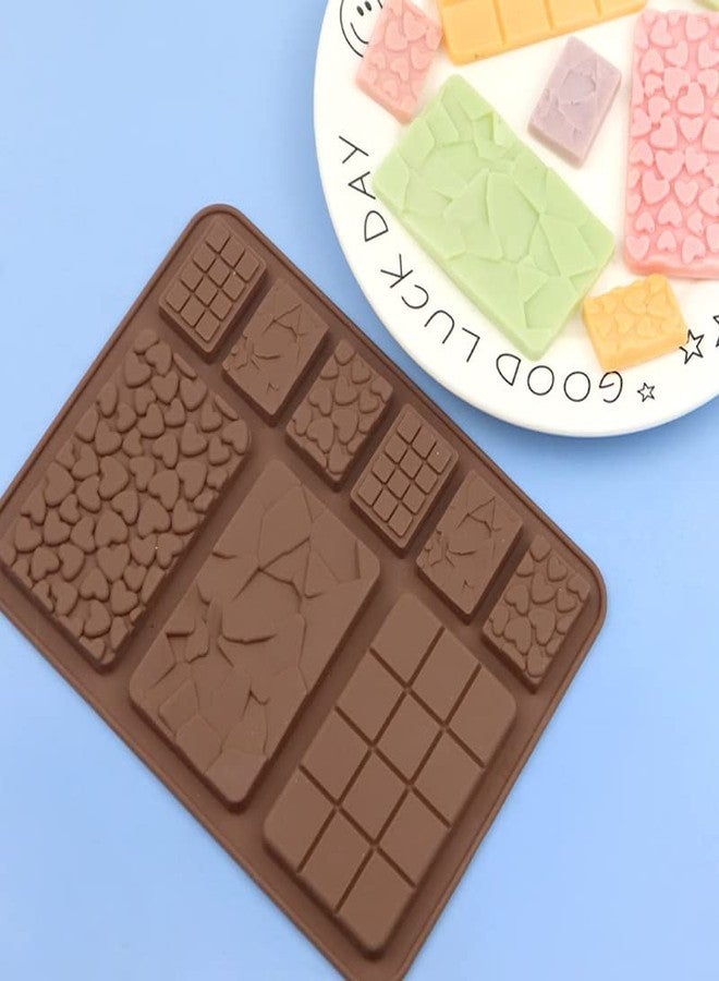 Vedini Silicone 9 Cavity Multi Bar Chocolate Mold/Chocolate Making And Shaping Mould/Waffle Shape Chocolate Mould For Jelly, Candy, Fondant Jkb-638, 50 x 50 x 50 Miimeters - Image 3